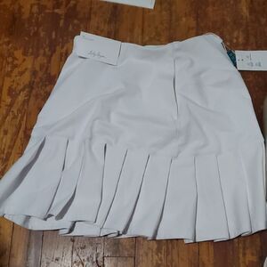 Lady Hagen White A-Line Skirt